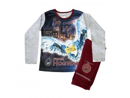 HARRY POTTER HOGWARD PYZAMO 116 5 6 LET Pocet kusu v nabidce 1 ks