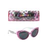 Sluneční brýle + pouzdro Poopsie - růžovo-bílé