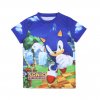 Oboustranné triko s kr. rukávem Sonic (celotisk)