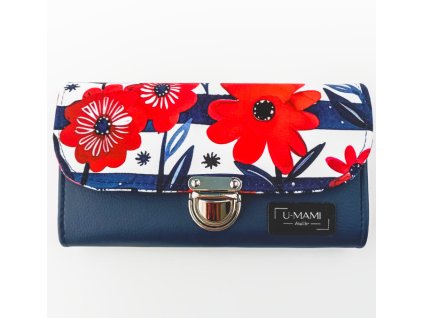 Červené folk květy