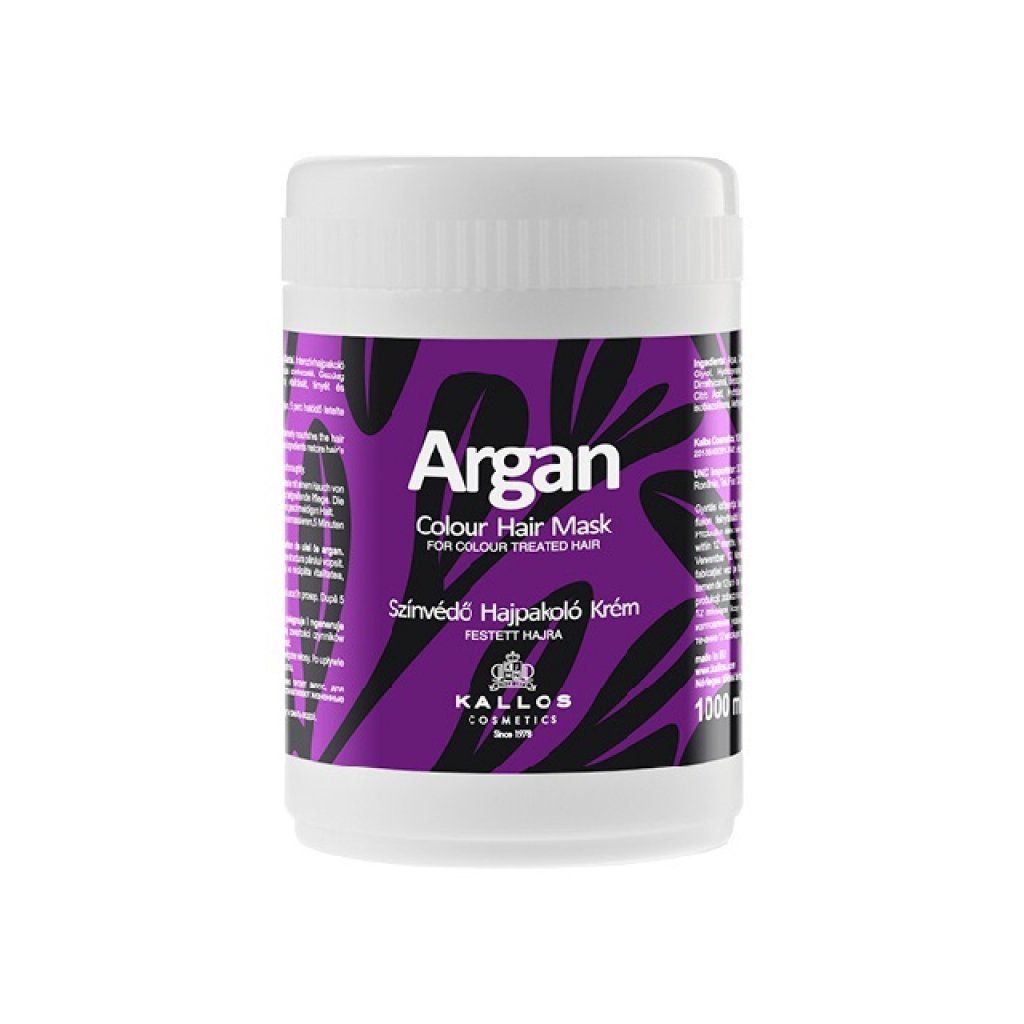 34111 kallos kjmn argan color hair mask maska na farbene vlasy 1000ml