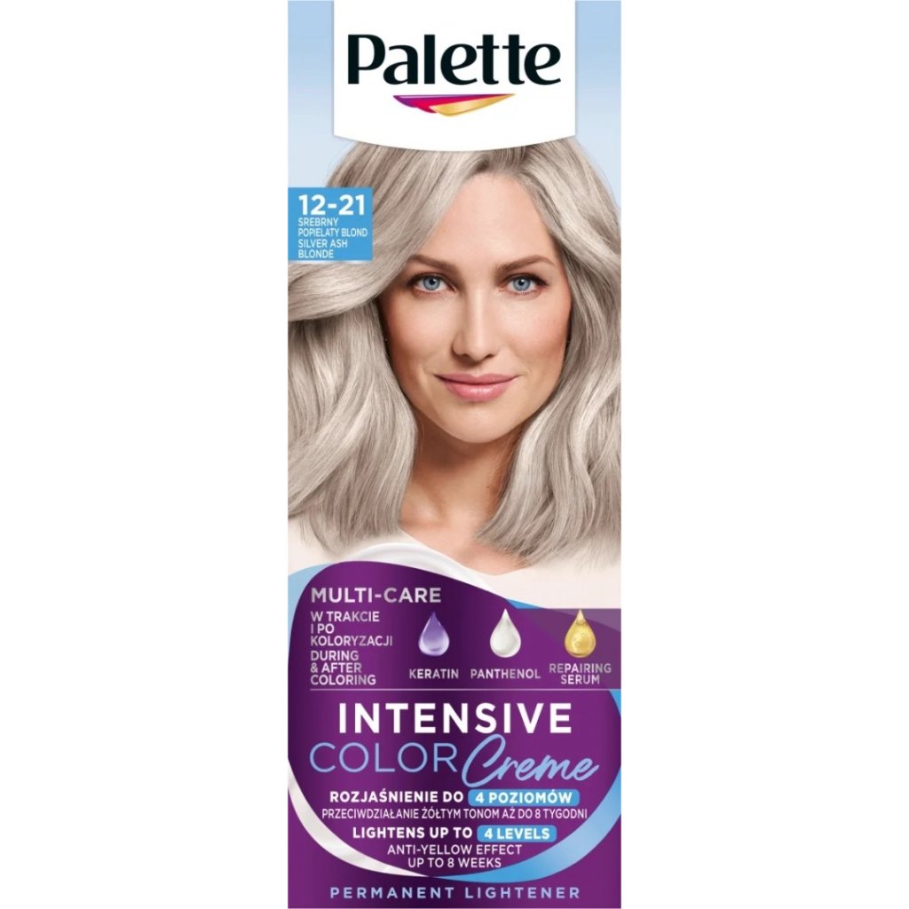 36796 palette intensive color creme 12 21 strieborna popolova blond farba na vlasy