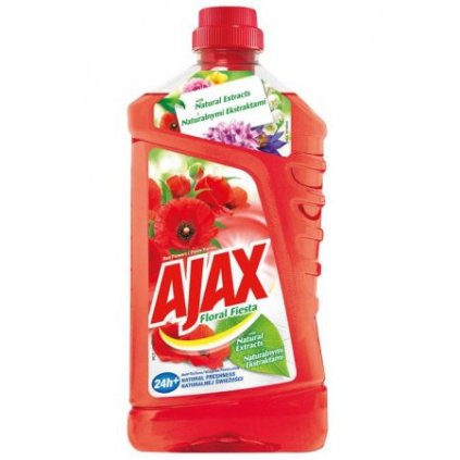 26449 ajax floral fiesta red flowers univerzalny cistiaci prostriedok 1l