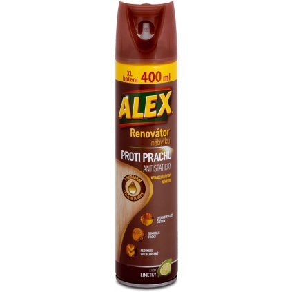 26485 alex proti prachu limetka antistaticky renovator nabytku 400ml