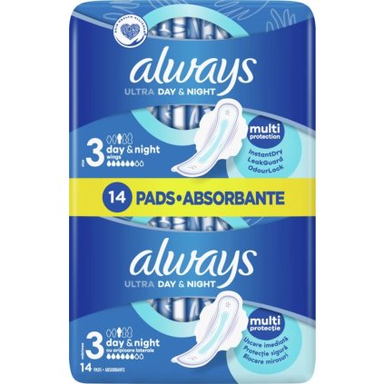 26803 always ultra day and night hygienicke vlozky 14ks