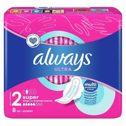 26824 always ultra super hygienicke vlozky 8ks