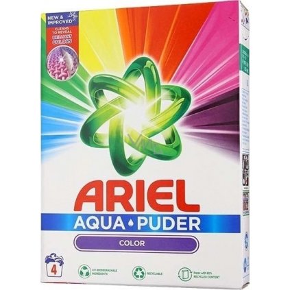 ARIEL Aqua Puder Color prací prášok 4 prania 260g