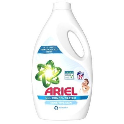 27019 ariel sensitive skin praci gel 39 prani 2 145l