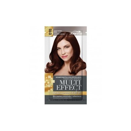 Multi Effect Color farbiaci šampón 35 g 010 Gaštanová hnedá