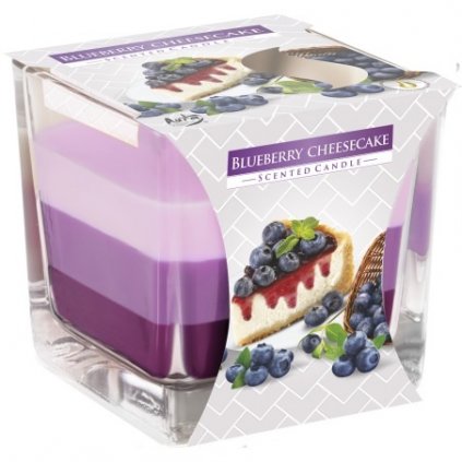 AURA Blueberry Cheesecake vonná sviečka 170g
