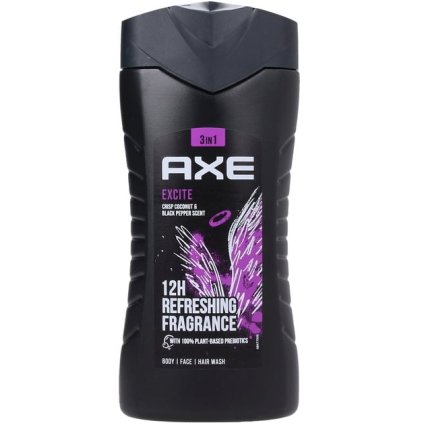 27253 axe excite 3v1 sprchovy gel 250ml