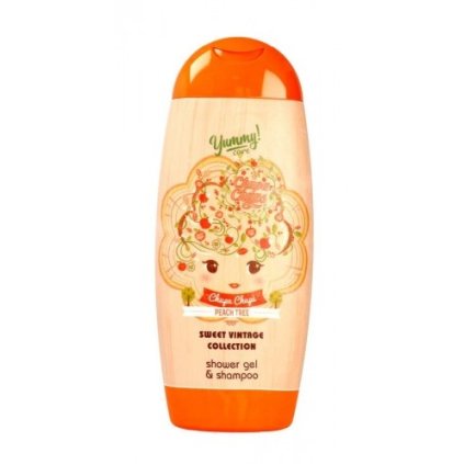 27484 bi es chupa chups sweet vintage peach tee 2v1 sprchovy gel 250ml