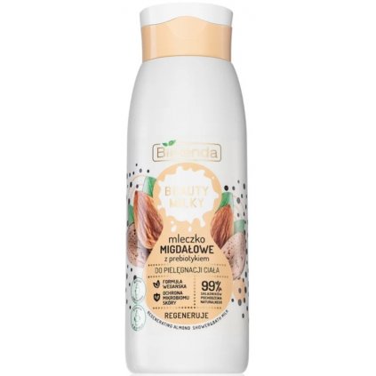 BIELENDA Beauty Milky Mandľové mlieko + Probiotiká regeneračné telové mlieko 400ml