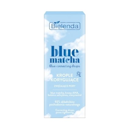 BIELENDA Blue Matcha Blue Correcting Drops korekčné pleťové kvapky 30ml
