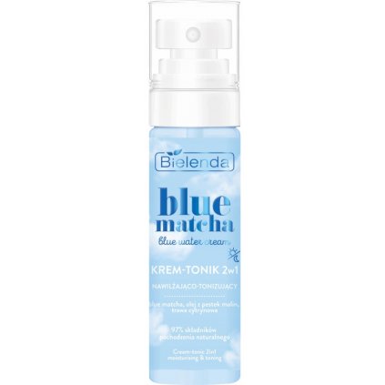 BIELENDA Blue Matcha Blue Water - Cream 2v1 hydratočno - tonizujúce pleťové tonikum 75ml
