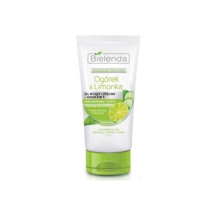 27691 bielenda bouquet nature 3v1 uhorka a limetka cistiaci gel serum 150g