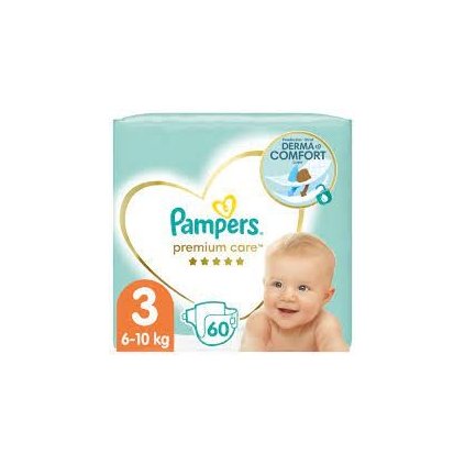 Pampers Premium care plienky veľkosť 3 (6 - 10 kg) 60 ks
