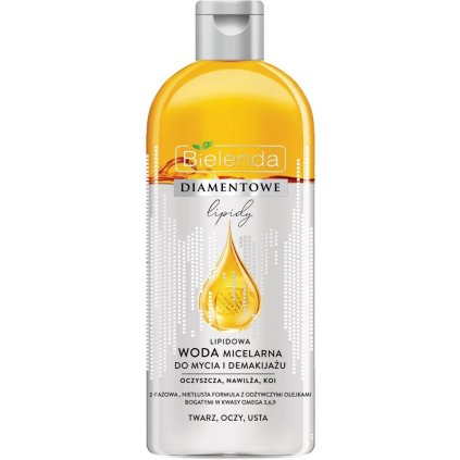 BIELENDA Diamond Lipids micelárna a odličovacia voda 425ml