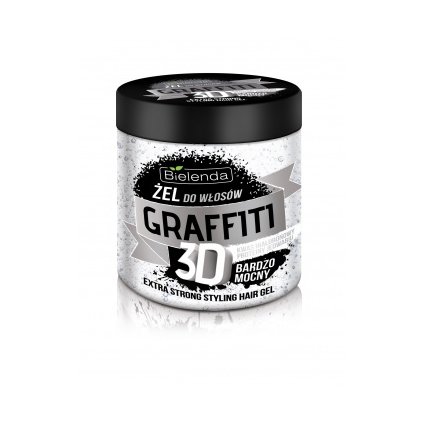 BIELENDA Graffiti 3D Extra Strong Proteín gél na vlasy 250g