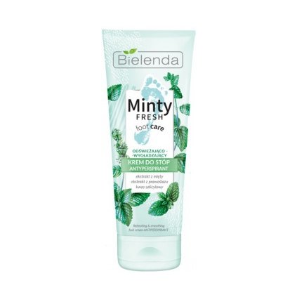 BIELENDA Minty Fresh Foot Care osviežujúco - vyhladzujúci antiperspiračný krém na nohy 100ml