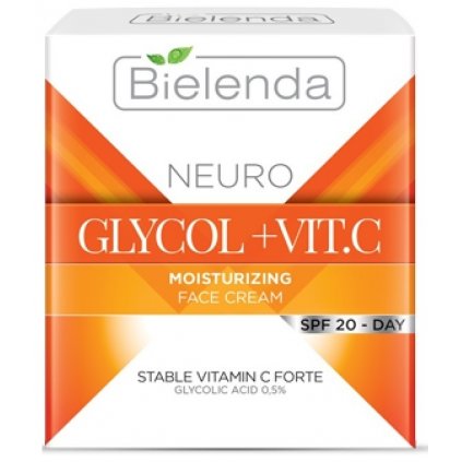 BIELENDA Neuro Glicol + Vitamin C SPF 20 hydratačný pleťový krém deň 50ml