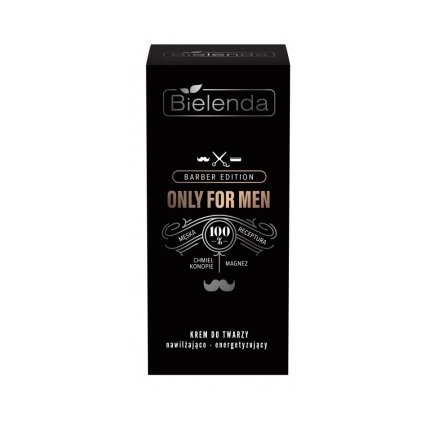 BIELENDA Only For Men Barber Edition hydratačno - energizujúci pleťový krém 50ml