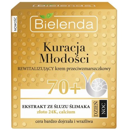 BIELENDA Youth Therapy revitalizujúci pleťový krém proti vráskam 70+ deň/noc 50ml