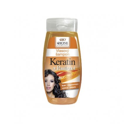BIO BIONE Keratín + Panthenol šampón na vlasy 260ml