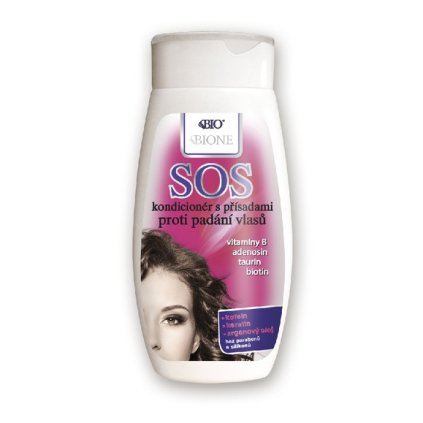 28609 bio bione sos kondicioner s prisadami proti vypadavaniu vlasov 260ml