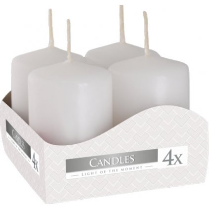 BISPOL Candles adventné sviečky biela 4ks