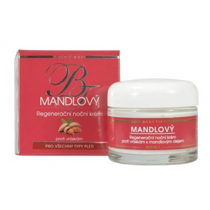BODY TIP Mandľový regeneračný nočný pleťový krém 50ml