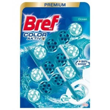 BREF Color Aktiv+ Ocean WC blok 3x50g
