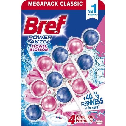 29023 bref power aktiv flower fresh wc blok 3x50g