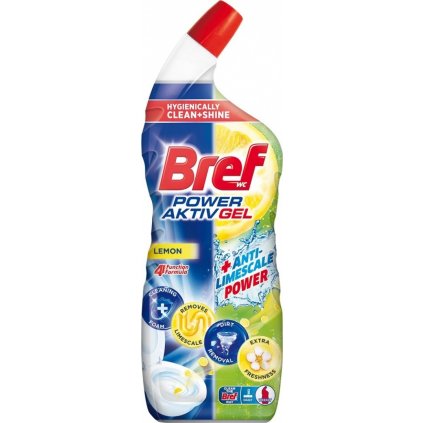 BREF Power Aktiv Gel Lemon wc gél 700ml