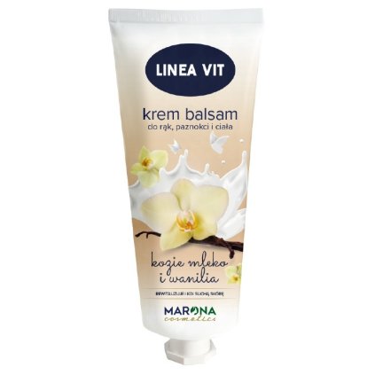 LINEA VIT Goat Milk and Vanilla krém na ruky a nechty 100ml