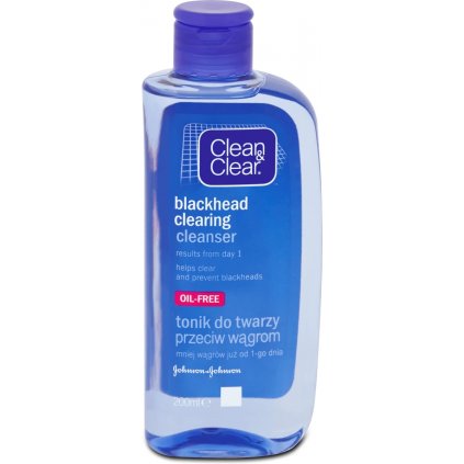 CLEAN & CLEAR Blackhead Clearing čistiaca pleťová voda 200ml