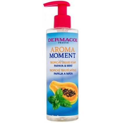29926 dermacol aroma moment papaya and mint tekute mydlo 250ml