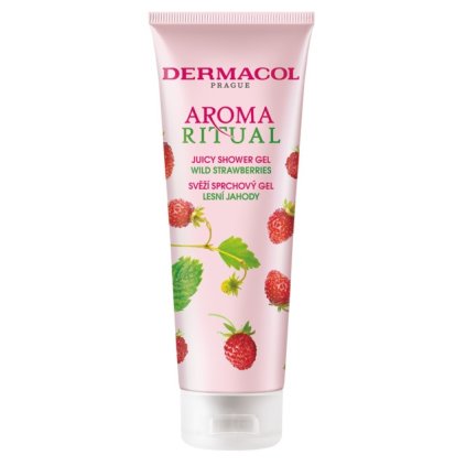 29968 dermacol aroma ritual wild strawberries sprchovy gel 250ml