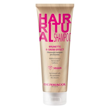 30022 dermacol hair ritual brunette and glow effect sampon na vlasy 250ml