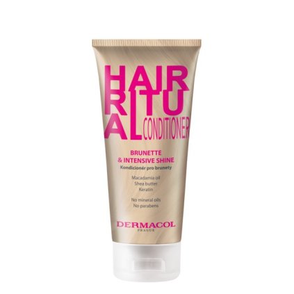 30025 dermacol hair ritual brunette and intensive shine balzam na vlasy 200ml