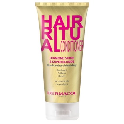 30028 dermacol hair ritual diamond shine and super blonde balzam na vlasy 200ml