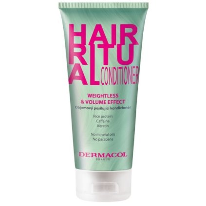 30046 dermacol hair ritual weightless and volume effect kondicioner na vlasy 200ml