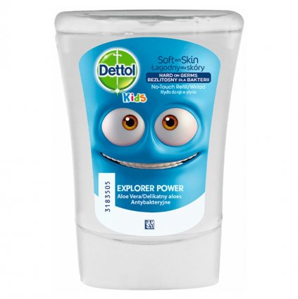 DETTOL Kids Soft and Skin Explorer Power tekuté mydlo náhradná náplň 250ml