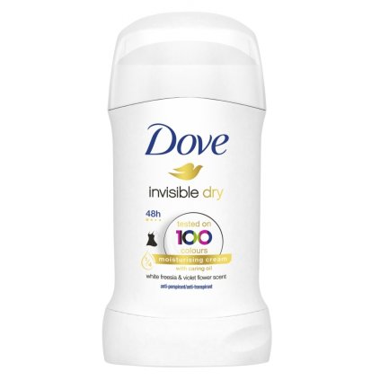 30934 dove invisible dry white frezia and violet antiperspirant stick 40ml