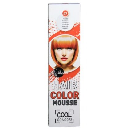 ÉLYSÉE Hair Color Mousse 47 medená farebné penové tužidlo 75ml