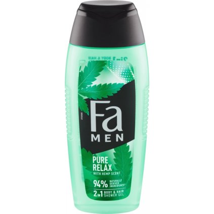 31582 fa men 2v1 pure control hemp scent sprchovy gel 250ml