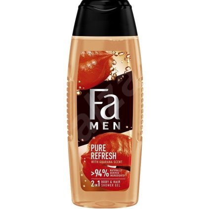 31585 fa men 2v1 pure refresh guarana scent sprchovy gel 250ml
