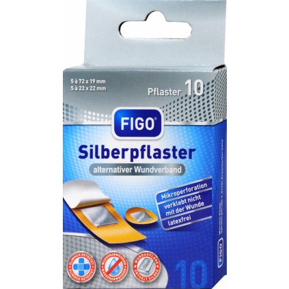 FIGO SilberPflaster vodeodolné náplaste 10ks