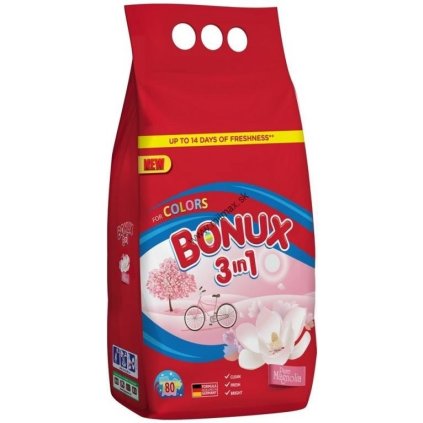 Bonux prací prášok Color Magnólia 80 PD/ 6 KG