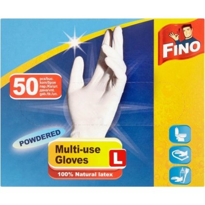 31813 fino latex gloves ochranne rukavice l 50ks